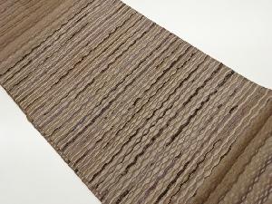 すくい織立涌模様織出し夏用名古屋帯